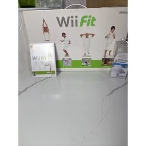 Nintendo Wii Fit Game & Balance Board W/ protective Silicone Cover. Tested Works